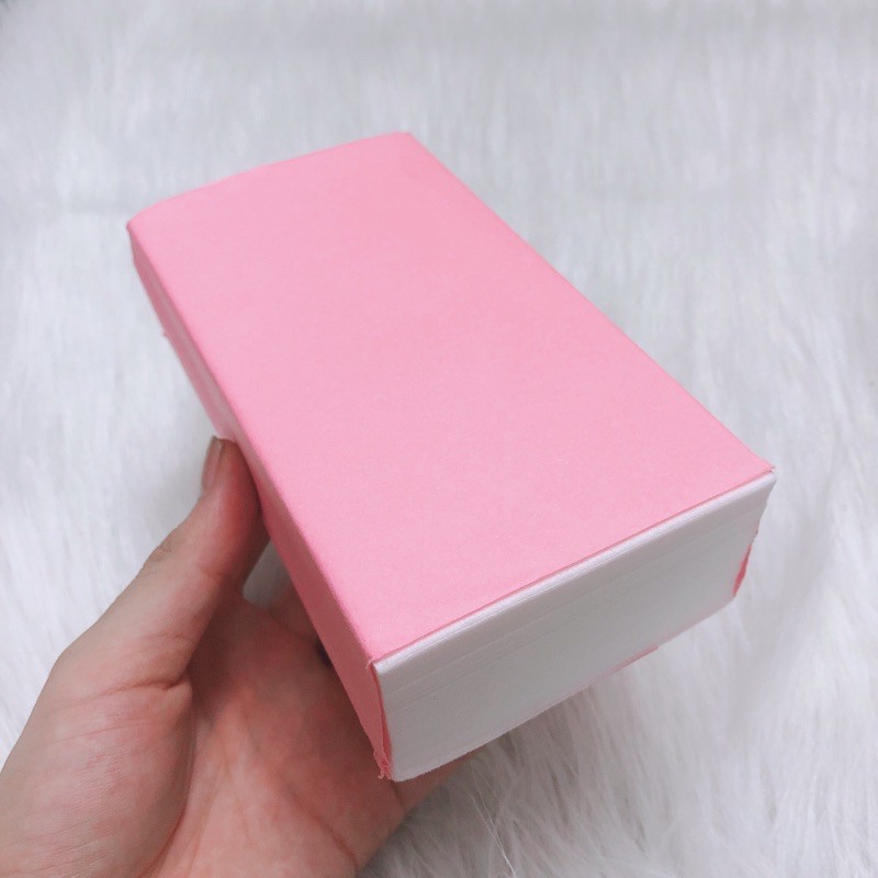 Giấy uốn nóng , giấy hồng uốn nóng size to ( Ảnh chụp bằng tay )