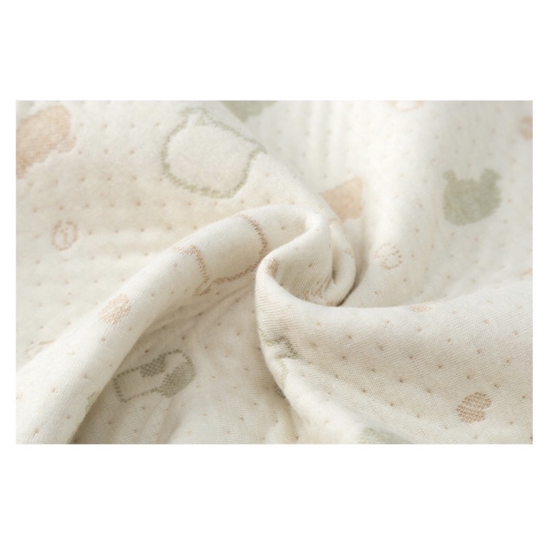 Áo gile cho bé cotton hữu cơ tự nhiên 100%, mềm mại và ấm áp