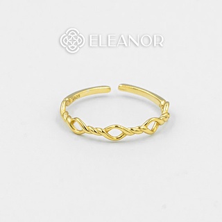 Nhẫn Eleanor Mạ Vàng 14K Hình Nút Thắt Nhỏ - SP001376