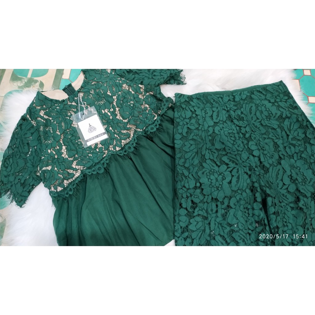 SET ÁO REN CAO CẤP KÈM QUẦN XUÔNG