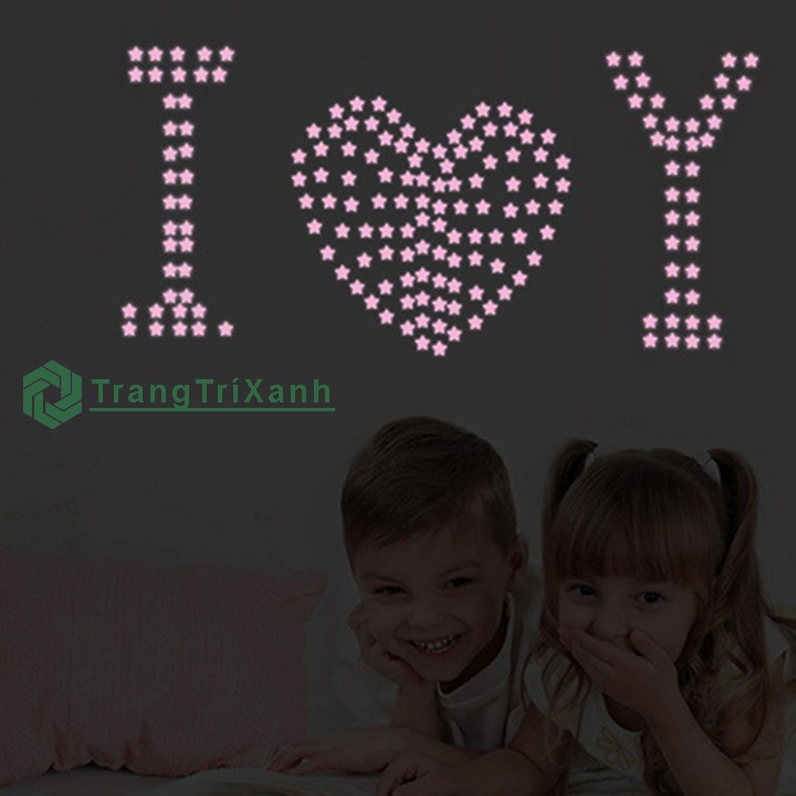 Ngôi Sao Dạ Quang 1 Bịch 100 Ngôi