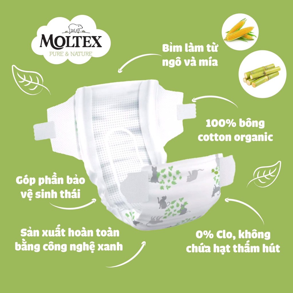 TÃ BỈM QUẦN MOLTEX NHẬP KHẨU ĐỨC ĐỦ SIZE 4MAXI22/5JUNIOR20/6XL18 💝TẶNG QUÀ💝