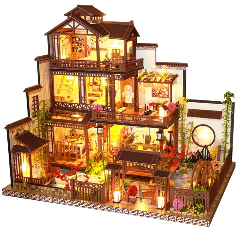 Mô hình nhà búp bê diy house -P009