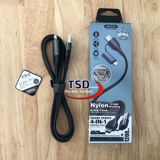 CÁP SẠC ĐA NĂNG 4 IN 1 REMAX RC-011