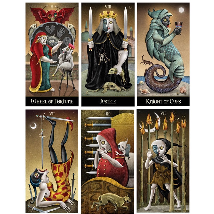 1 lá bài lẻ  của bộ Deviant Moon Tarot