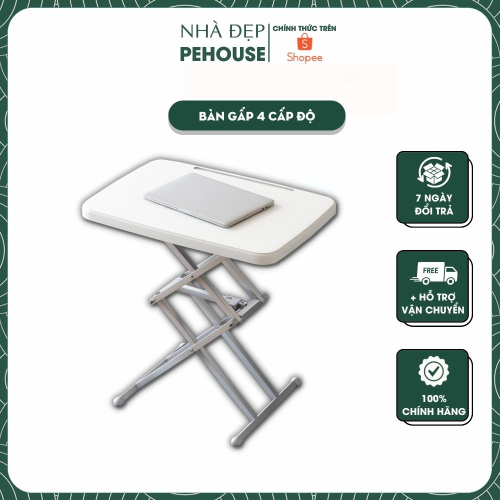 Bàn Xếp Gấp Gọn Thông Minh PHB609 Bàn Làm Việc Và Học Tập 4 Cấp Độ Đa Năng