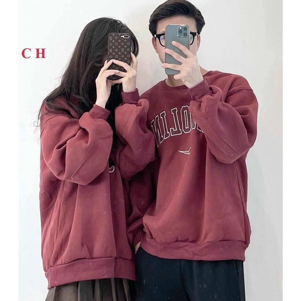 Áo sweter The Band , CAROLIN nam nữ chất nỉ form thụng mẫu mặc phong cách Hàn Quốc trẻ trung năng động