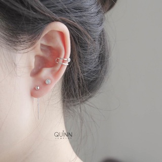 Khuyên bi dây dài, Khuyên Tiny, Kẹp vành 1 viên đá