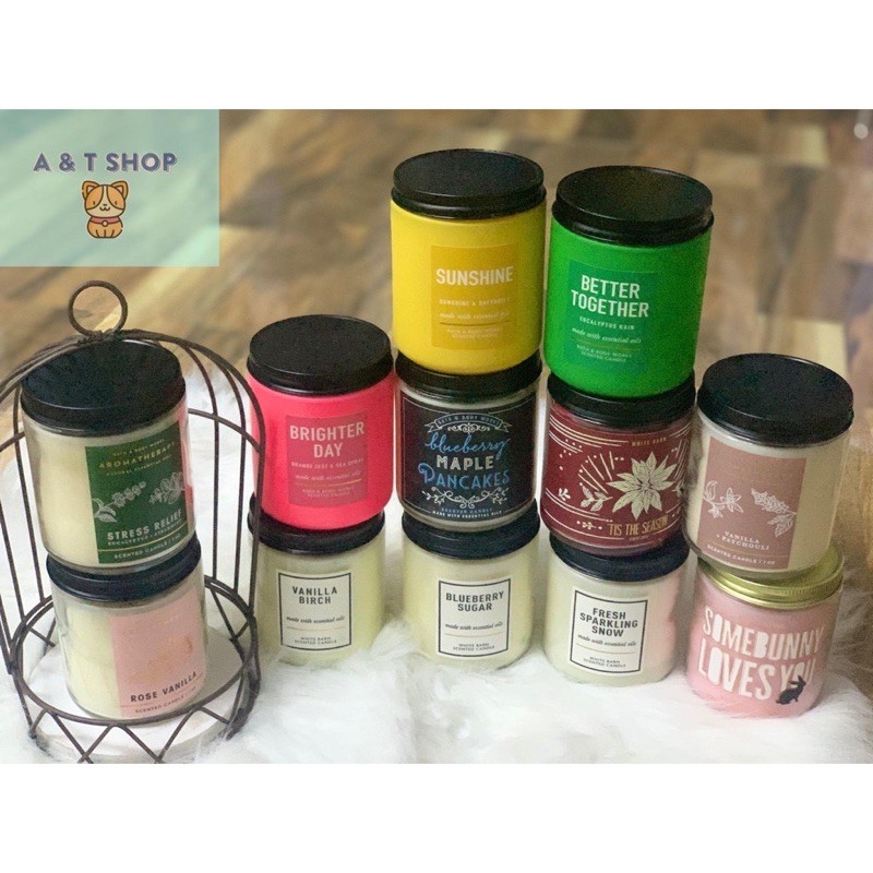 Nến thơm 1 bấc Bath and Body Works
