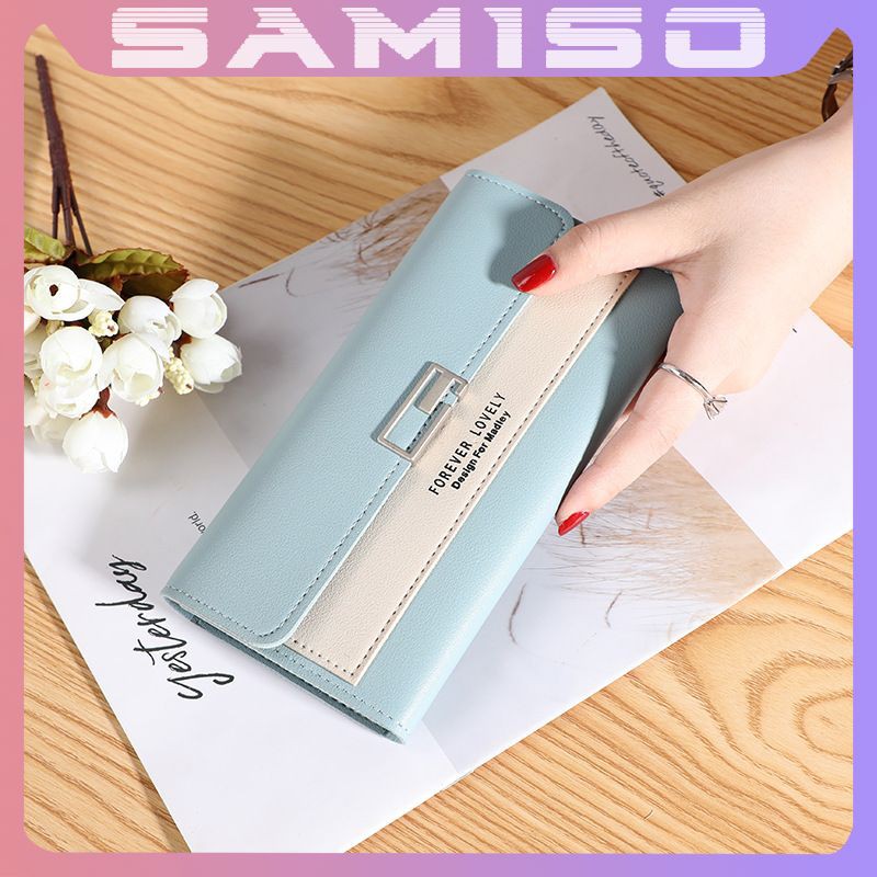 Ví nữ dáng dài cầm tay thời trang nhiều ngăn cao cấp giá rẻ đựng tiền DA3 | BigBuy360 - bigbuy360.vn