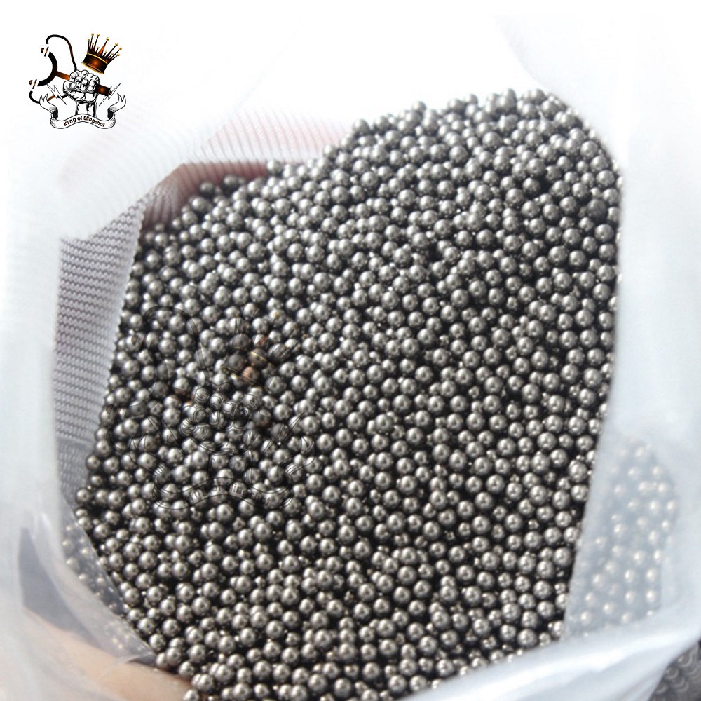 Túi bi sắt hàng cao cấp loại 1 siêu bóng đẹp 6.35mm-7mm, túi bi sắt 100 / 200 / 500 viên dễ dàng khi sử dụng