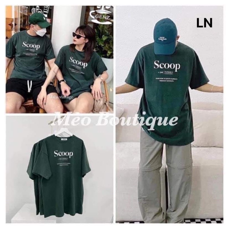 Áo phông xanh rêu 5D LN12