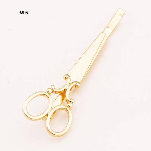 ♔Kẹp Tóc Hình Cây Kéo Màu Sắc Thời Thượng