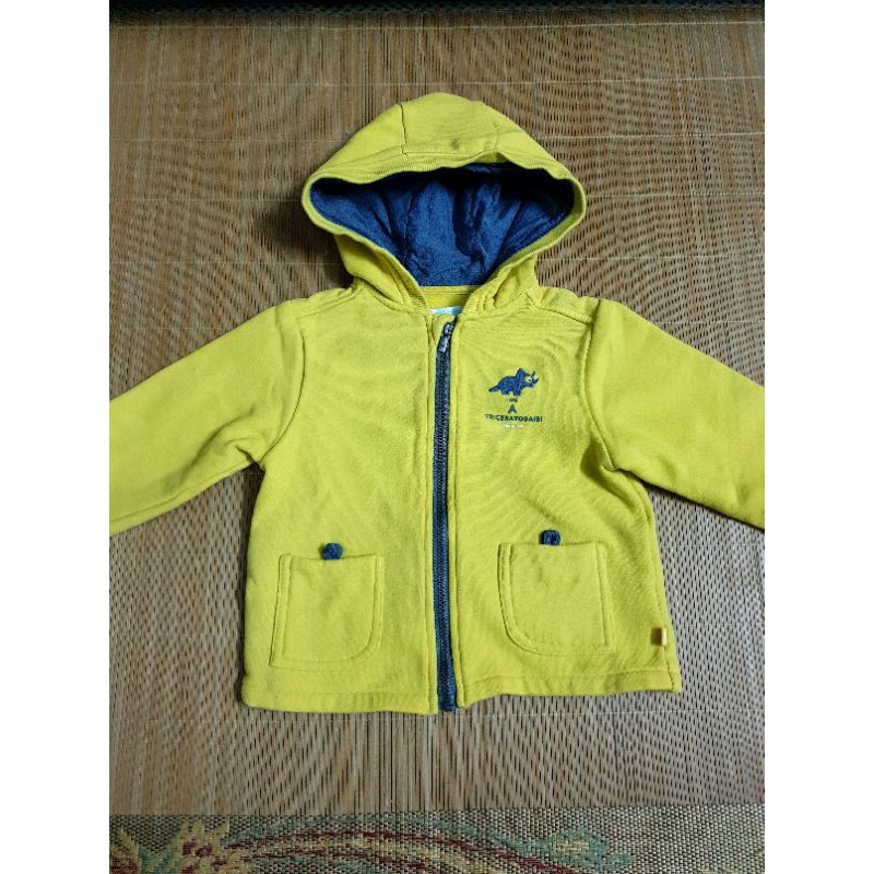 Áo khoác nỉ vàng chanh