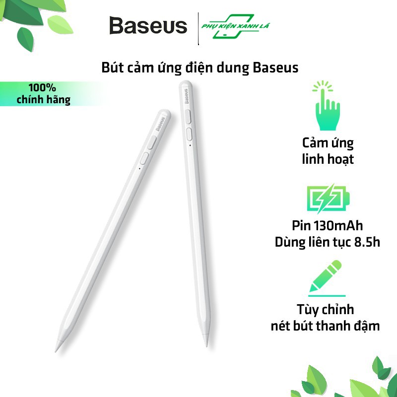 Ảnh Thật Bút cảm ứng Baseus dành cho máy tính bảng dành cho Apple iPad Pro11 12.9 2020 Air Mini 5 Bút chống lem cho iPad