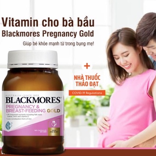 Vitamin bầu Blackmores Pregnancy Gold vitamin tổng hợp 20 dưỡng chất cần thiết cho thai nhi của ÚC