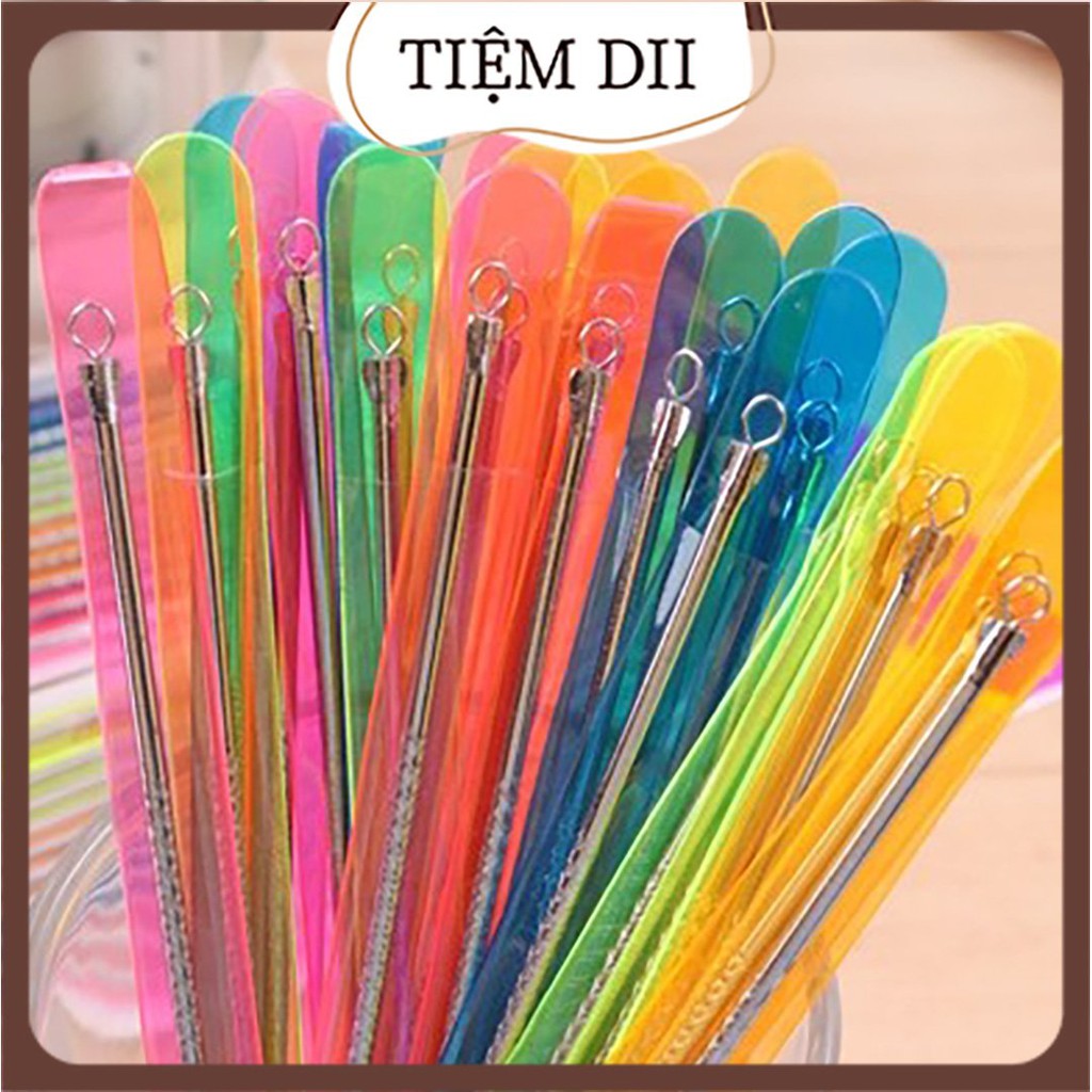 Que Lấy Mụn 2 Đầu Dài  12cm (Que Nặn Mụn, Dụng Cụ Nặng Mụn Đầu Đen, Mụn Trứng Cá Nhỏ Gọn Tiện Dụng