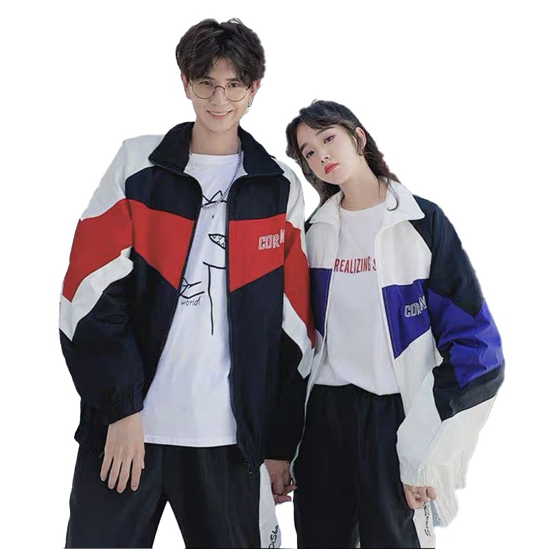 Áo khoác chống nắng unisex phối màu basic