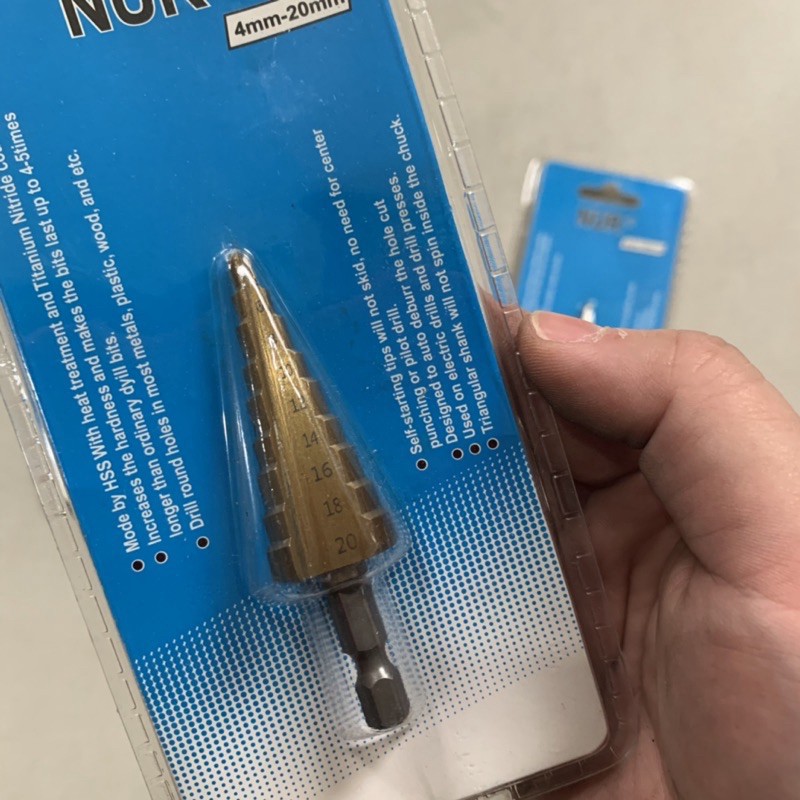 Mũi khoan tháp chuôi lục giác 4-20mm