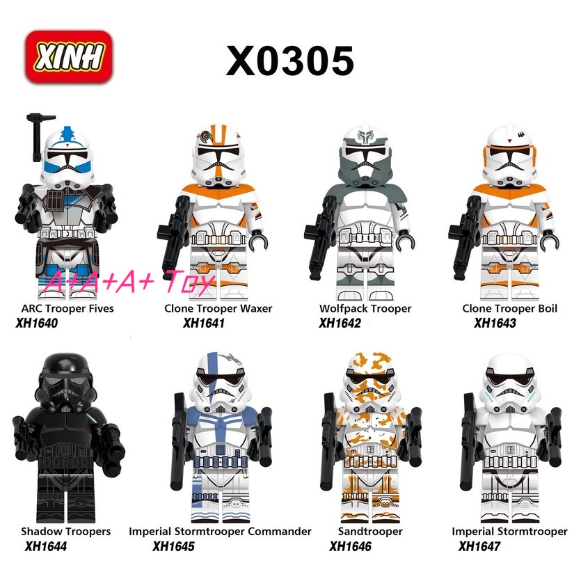 Mô Hình Đồ Chơi Lắp Ráp Nhân Vật Mandalorian Stormtrooper Star Wars