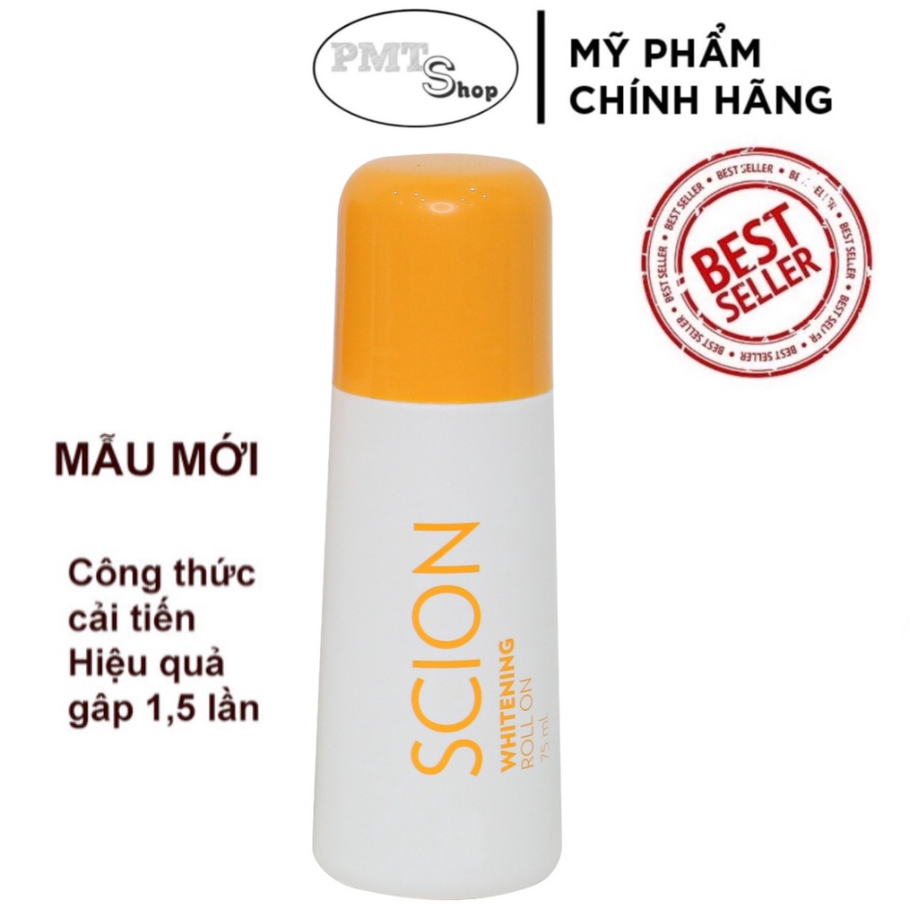 Lăn khử mùi Scion Nuskin 75ml - sáng da, khử mùi hôi (Nu skin Pure White Roll On)