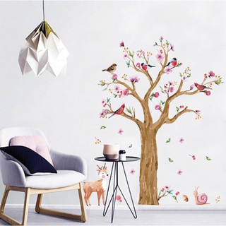 Decal dán tường Cây mùa xuân