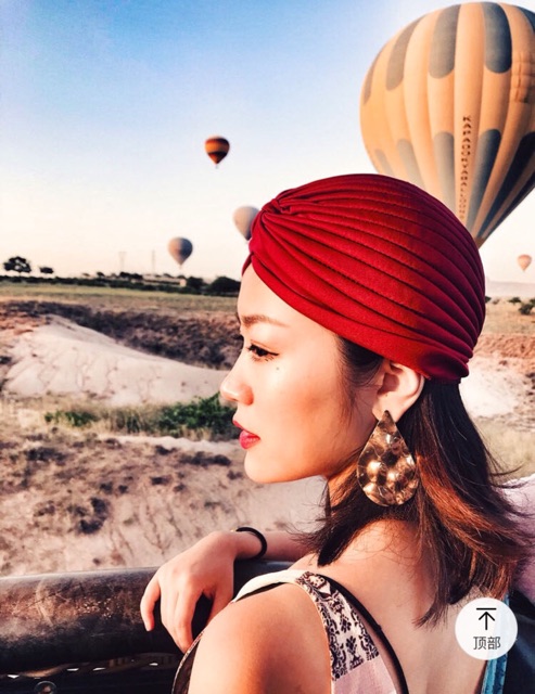 Turban (khăn đội đầu)/ Nón boho. (Kèm ảnh thật)