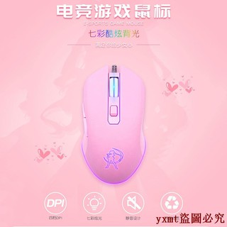 Chuột Chơi Game Có Dây Màu Hồng Họa Tiết Thủy Thủ Mặt Trăng Dễ Thương