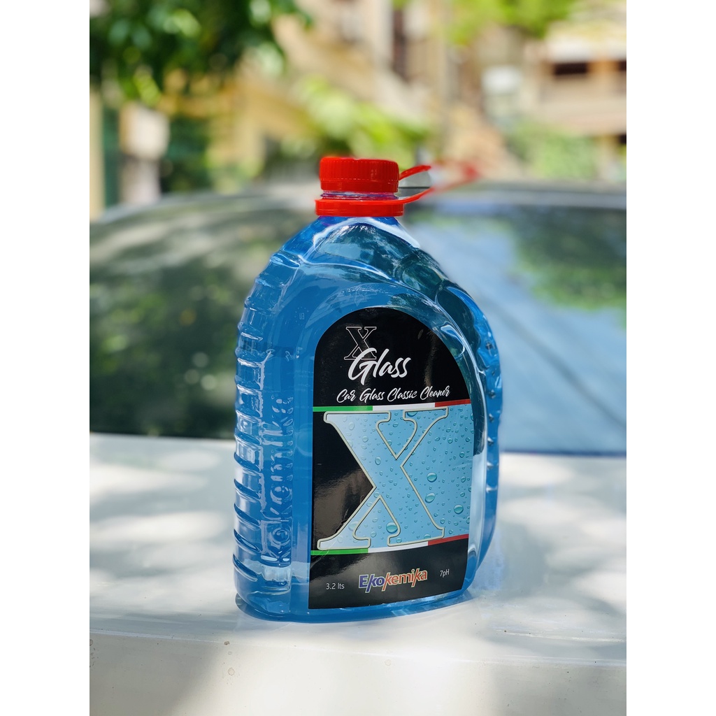 COMBO 1 THÙNG 6 CAN NƯỚC KÍNH Ô TÔ XGLASS CLASSIC EKOKEMIKA