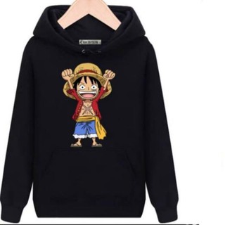 Áo hoodie chibi luffy - one piece mũ rơm / áo cực chất