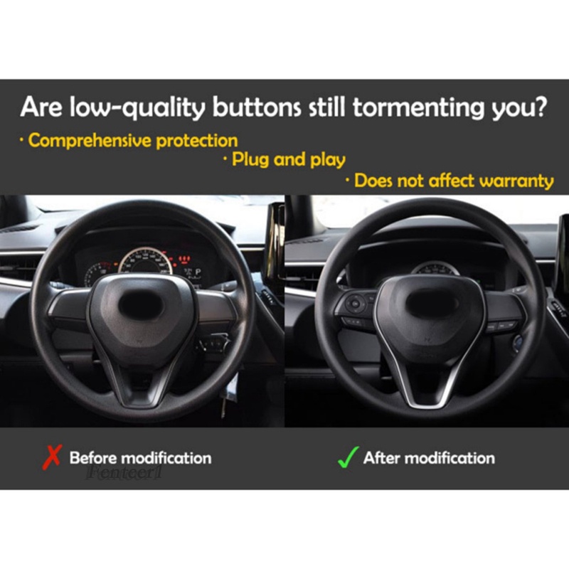 [FENTEER1] Car Steering Wheel Cruise CCS Lane Keeping Control Button for Toyota Unilateral