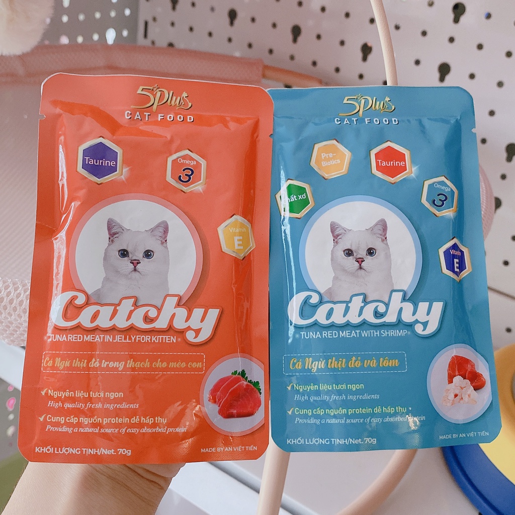 [TÚI 70GR] PATE CATCHY SIÊU NGON CHO MÈO