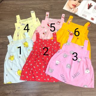 Váy lanh lụa 2 dây cực mềm, mát cho bé gái