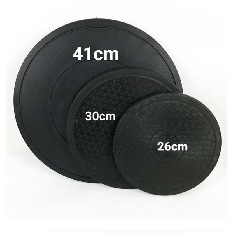 Mâm xoay nhựa đen sơn mô hình 26cm, 30cm, 41cm