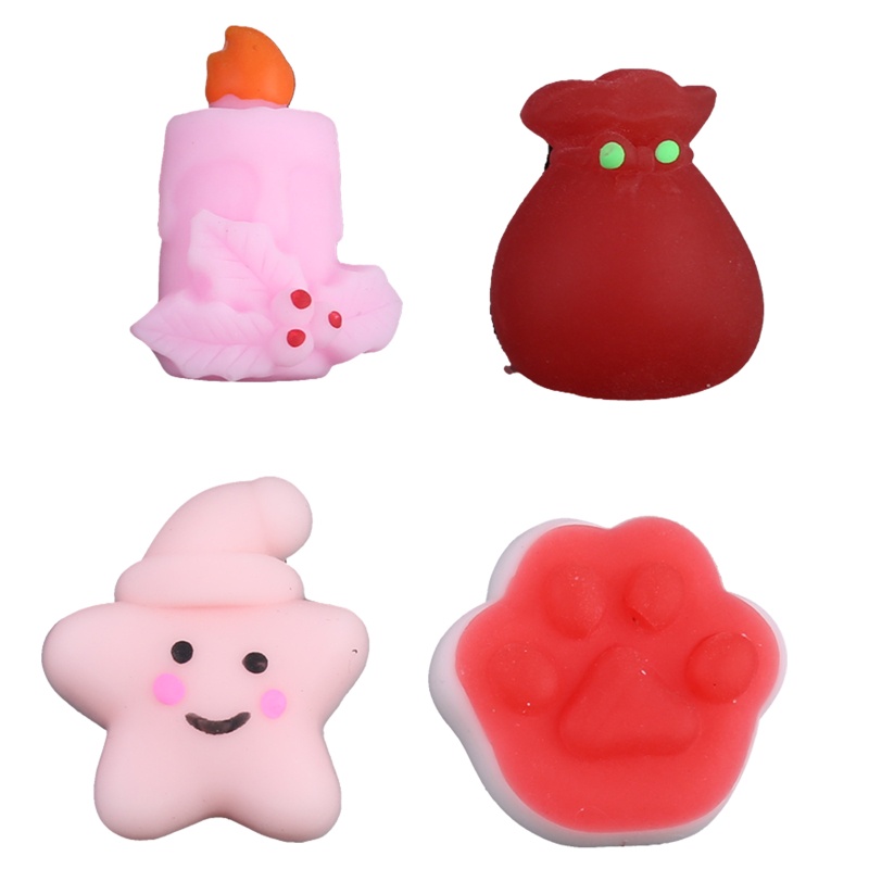 Youyo Đồ Chơi Bàn TPR Mềm Màu Sáng Vui Nhộn Cho Trẻ Em Trong Nhà / Ngoài Trời Vào Dịp Giáng Sinh