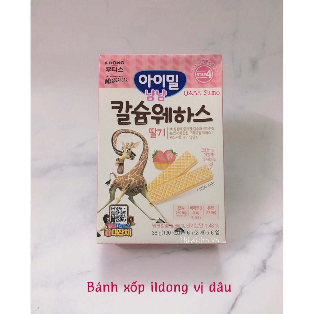 Bánh xốp ildong Hàn Quốc cho bé 12m+ (Date 08/2022)