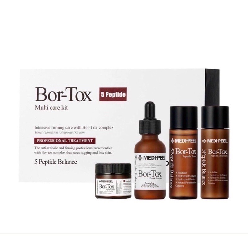Set dưỡng trắng 4 sản phẩm Medi-Peel Bor-dưỡng căng bóng da –Se khít lỗ chân lông- Trẻ hóa da cực đỉnh
