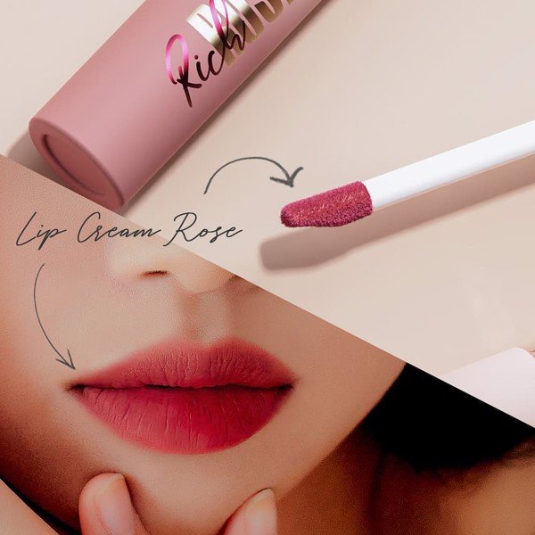 Son Kem Lì Gilaa Long Wear Lip Cream Rich Rosie