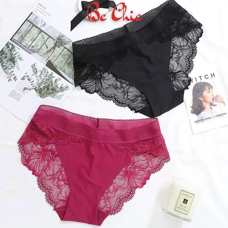 Quần Lót Nữ , Quần Lót Đúc Su thiết kế phối ren cao cấp tôn dáng gợi cảm sexy quyến rũ mã 8423 BC_CHIC LINGERIE