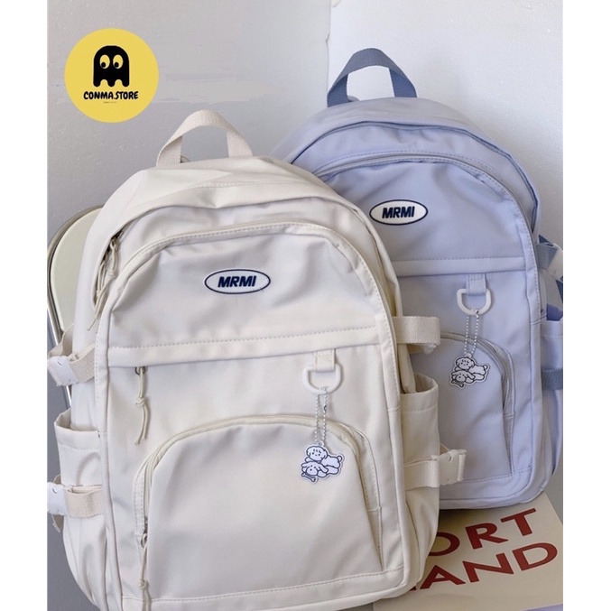 Balo đi học basic xinh xắn MrMi v4 màu pastel nhẹ nhàng 🪁 HÀNG CÓ SẴN