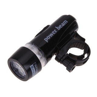 🌴5 LED Flashlight Bike Bicycle Torch Flash Light Outdoor Safty Lamp