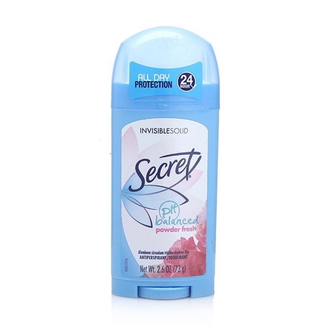 LĂN KHỬ MÙI DẠNG SÁP DÀNH CHO NỮ SECRET PH BALANCED FRESH 24H Mỹ 73g