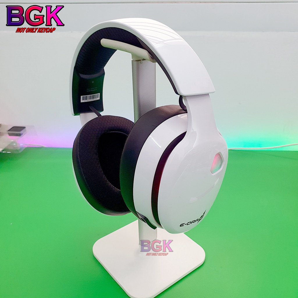 Tai nghe Gaming E-DRA EH494w không dây 3 chế độ kết nối LED RGB mic rời.