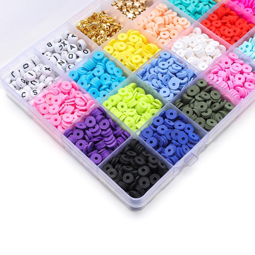 Bộ 4800 Vòng Làm Trang Sức Bằng Đất Sét Polymer