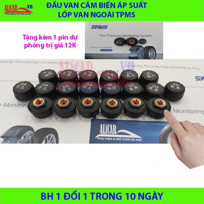 Phụ kiện đầu van cảm biến áp suất lốp TPMS ô tô van ngoài bản quốc tế chuẩn chống nước IP67