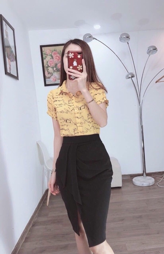Áo sơ mi cộc tay nữ