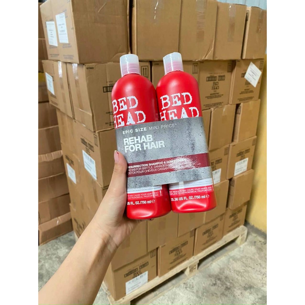 Cặp TIGI đỏ gội xả phục hồi hư tổn