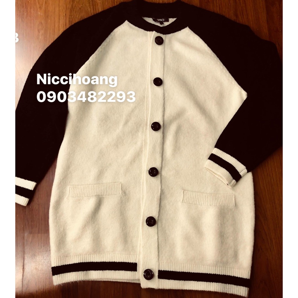 Áo len bóng chày SPAO