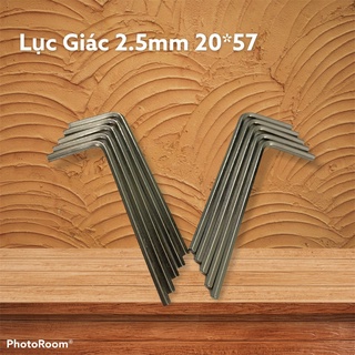 Lục giác 2.5mm (dài 20*57mm, 2.5ly)