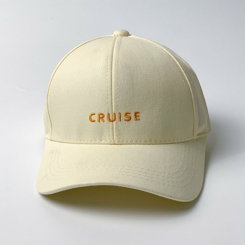 MŨ LƯỠI TRAI PHỐI MÀU CÁ TÍNH THÊU CRUISE PHONG CÁCH HÀN QUỐC UNISEX